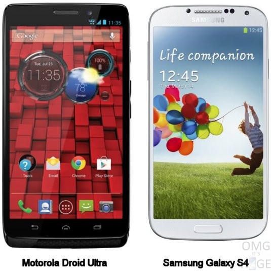 Motorola-Droid-Ultra-v-Samsung-Galaxy-S4