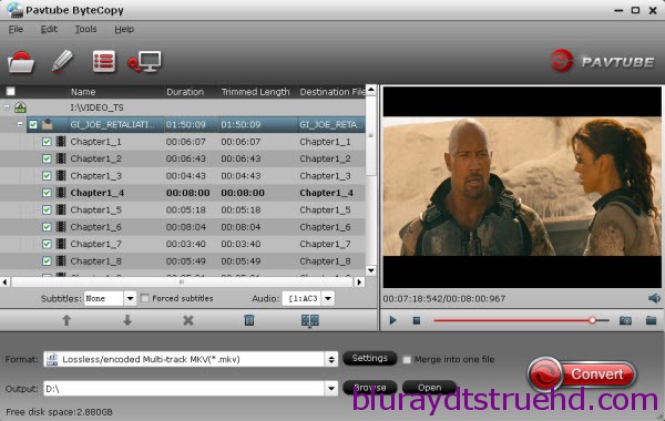 handbrake settings for bluray mkv